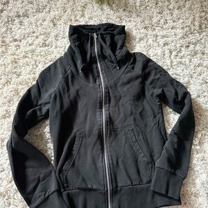 Divided Black Zip-Up Hoodie